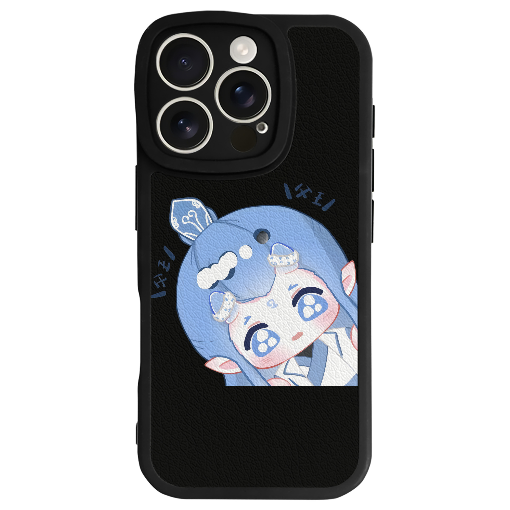 （画像用） Ne Zha 2 ナタ 魔童の大暴れ 【iPhone 16シリーズ対応】シリコンスマホケース（レザー調） 材質：シリコン